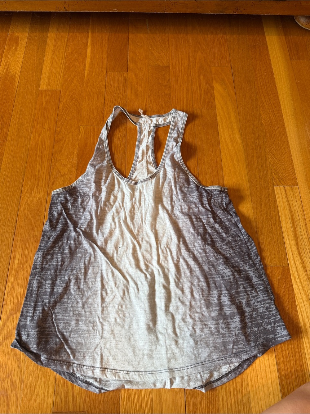 Women's Ombre Racerback Tank Top - Gray